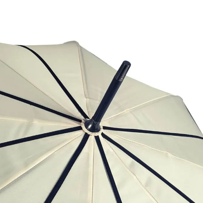 Beige Petal Swirl Umbrella