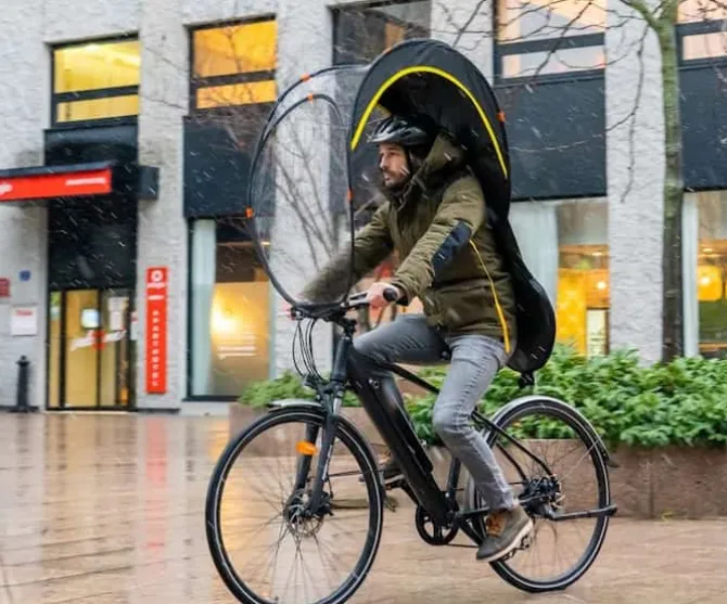 Bicycle Umbrella – Bub-up® Rain Protection Cycling Umbrella Cover