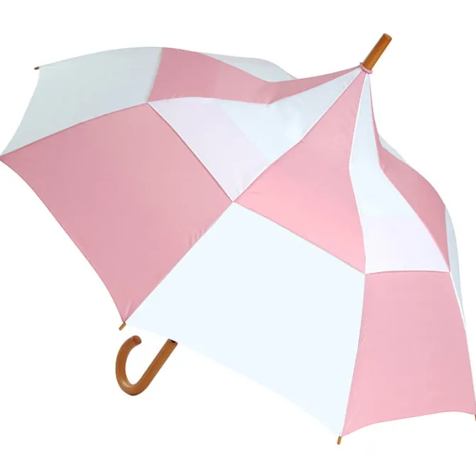 Big Top Ella Pink and White Umbrella