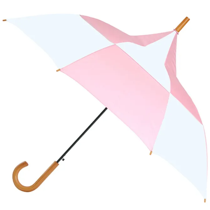 Big Top Ella Pink and White Umbrella