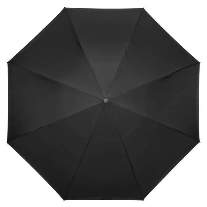 Black and Blue C Handle Inside Out Umbrella