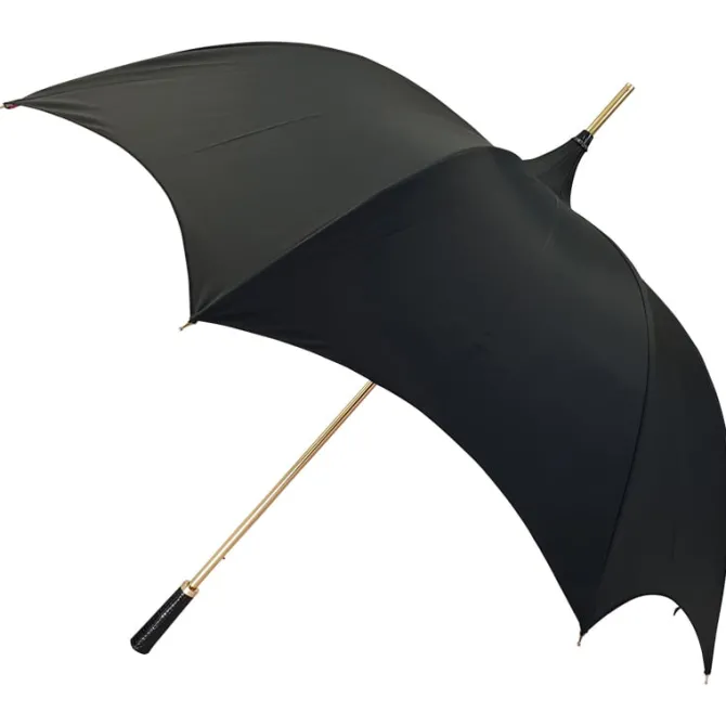 Black and Pink Gothic-Style Umbrella – ESMERELDA