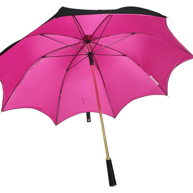 Black and Pink Gothic-Style Umbrella – ESMERELDA