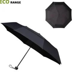 Black ECO Compact Umbrella – Folding