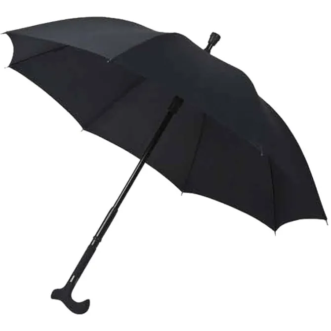 Black Walking Stick Umbrella
