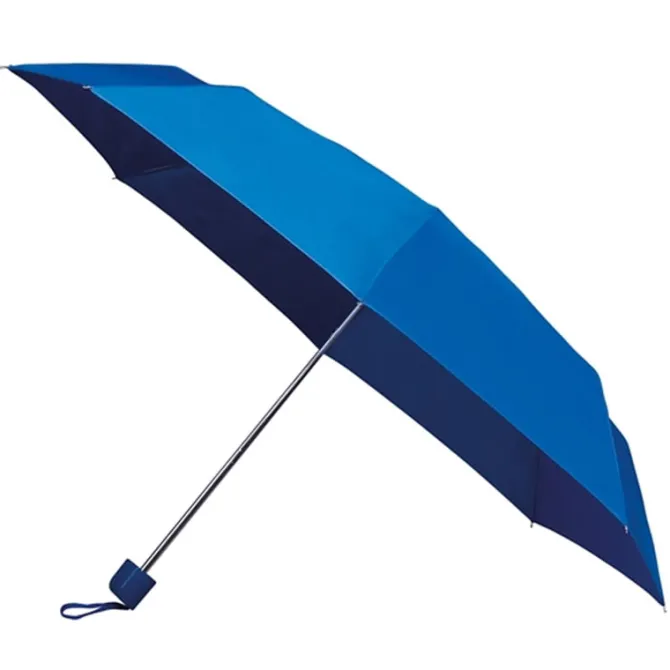 Blue Automatic Compact Umbrella