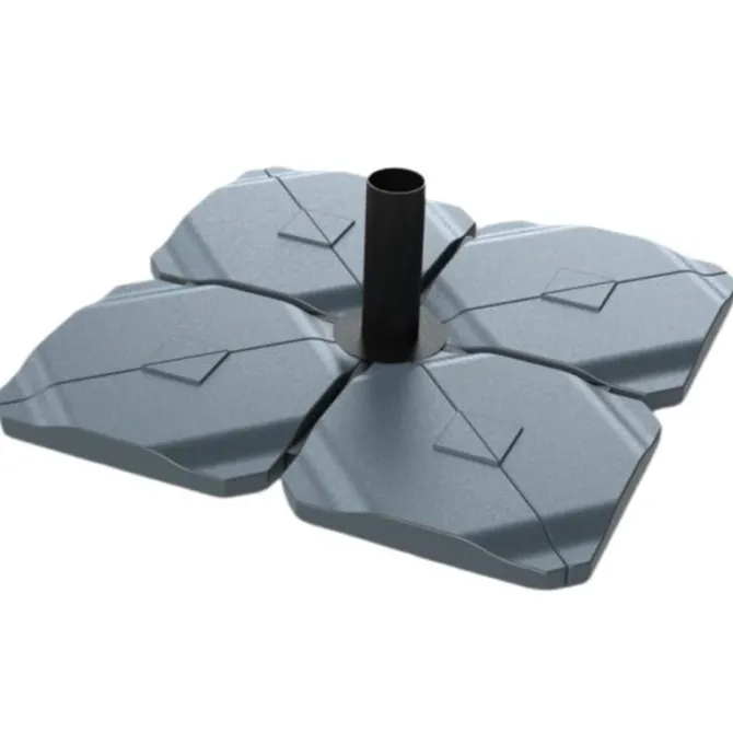 Cantilever Parasol Base Tiles – water/sand fillable, 80kg (4 Slabs)