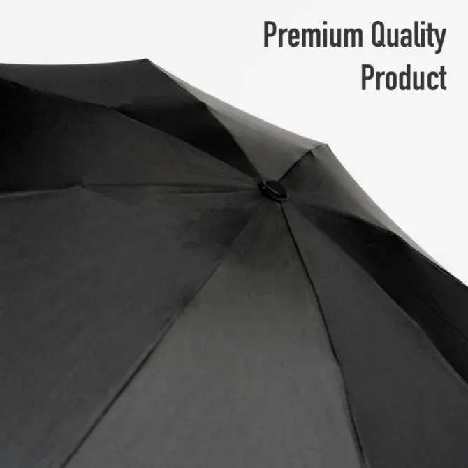 City Compact SILVER Auto Open and Close Umbrella