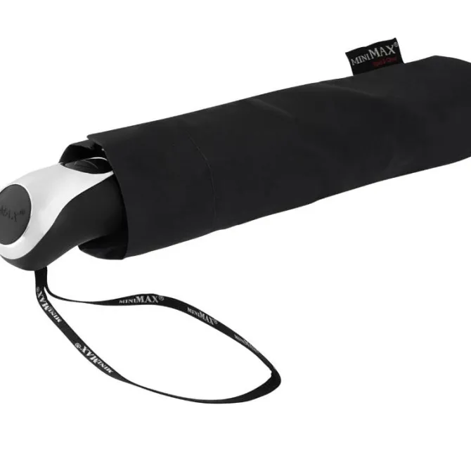 City Compact SILVER Auto Open and Close Umbrella