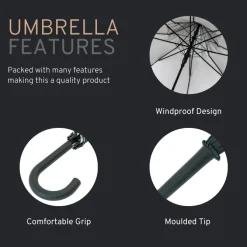 Classic Black Pagoda Umbrella