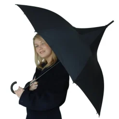Classic Black Pagoda Umbrella – UV Protective Umbrella