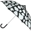 Cow Moo Flage White on Black Cow Print Umbrella