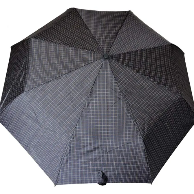 Ezpeleta Mens Grid Patterned Umbrella