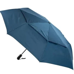 Folding Navy Golf Umbrella – Vented – Fully Automatic