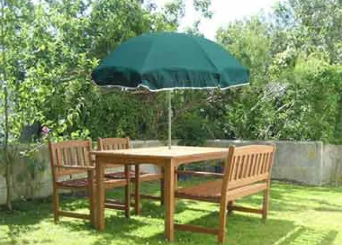 Forest Green Garden Parasol