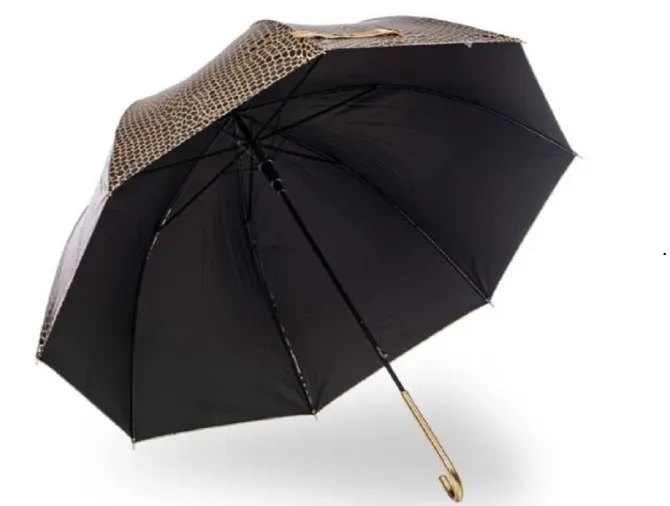 Gold Snakeskin Umbrella – UV Protective