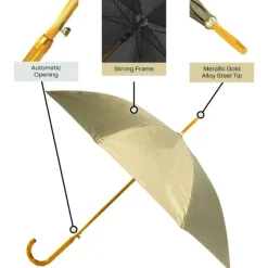 Gold Umbrella – Metallic Gold Umbrella – UV Protective