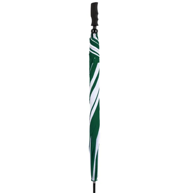 Green & White Golf Umbrella – Windproof
