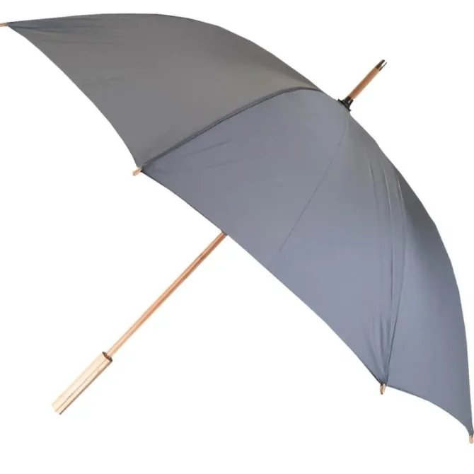 Grey Eco Umbrella – ECO GENIUS – Bamboo – Recycled Plastics