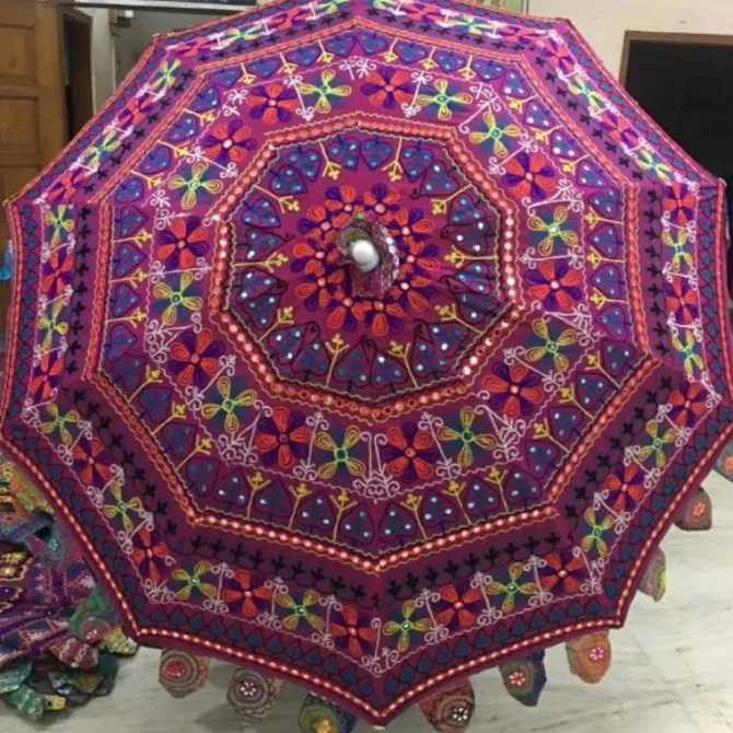 Indian Garden Umbrellas / Boho Parasols – Choice of Designs
