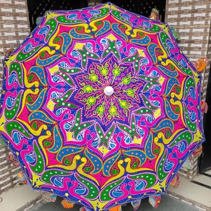 Indian Garden Umbrellas / Boho Parasols – Choice of Designs