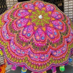Indian Garden Umbrellas / Boho Parasols – Choice of Designs