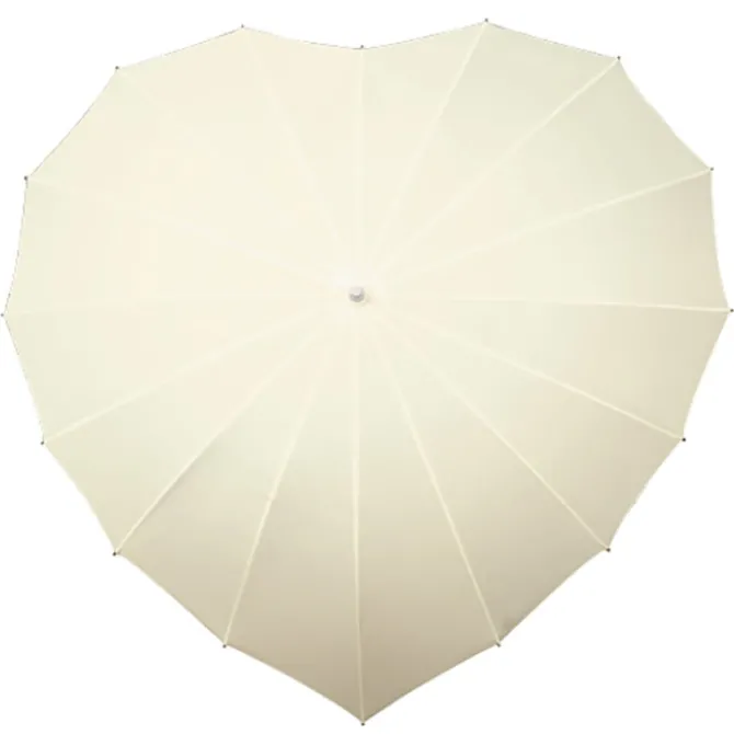 Ivory Heart Umbrella