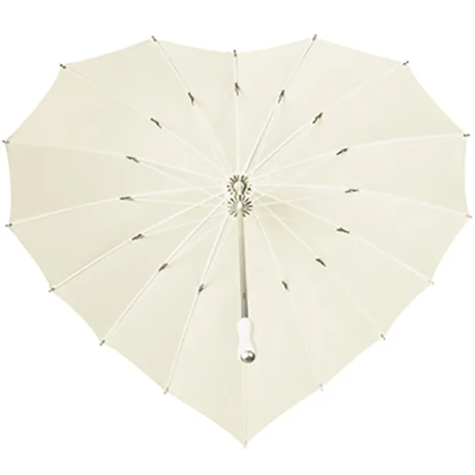 Ivory Heart Umbrella