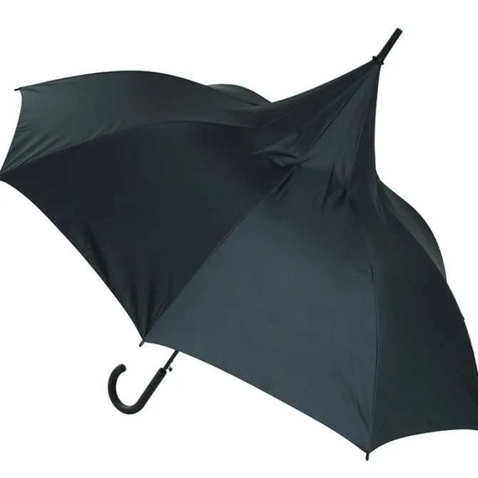 Ladies Classic Black Pagoda Umbrella – the “Parisian Parasol”