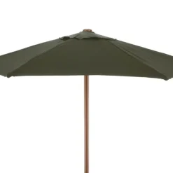 3m Round Wood Parasol – Choice of 4 colours