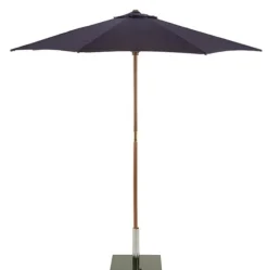 2.5m Round Wood Parasol – Choice of 9 Colours