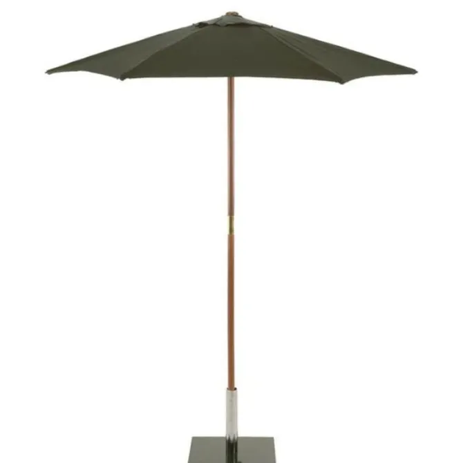 2m Wood Parasol – Round – Choice of 9 Colours