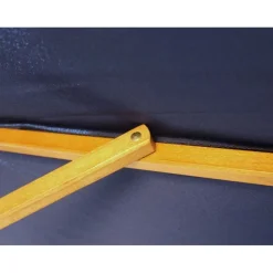 2.5m Wood Pulley Parasol UV 50+ choice of 10 colours