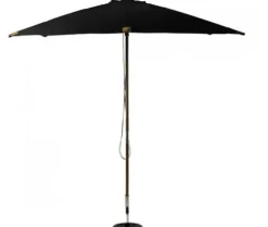 4m x 3m Rectangular Wood Parasol