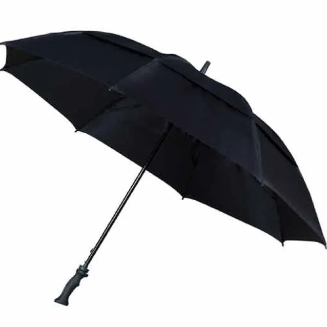MaxiVent Black Golf Umbrella