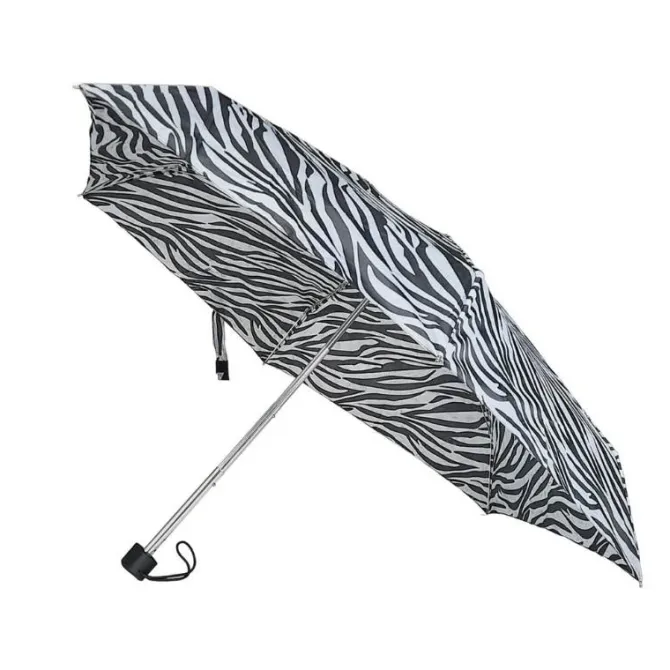 Micro Mini Zebra Print Umbrella