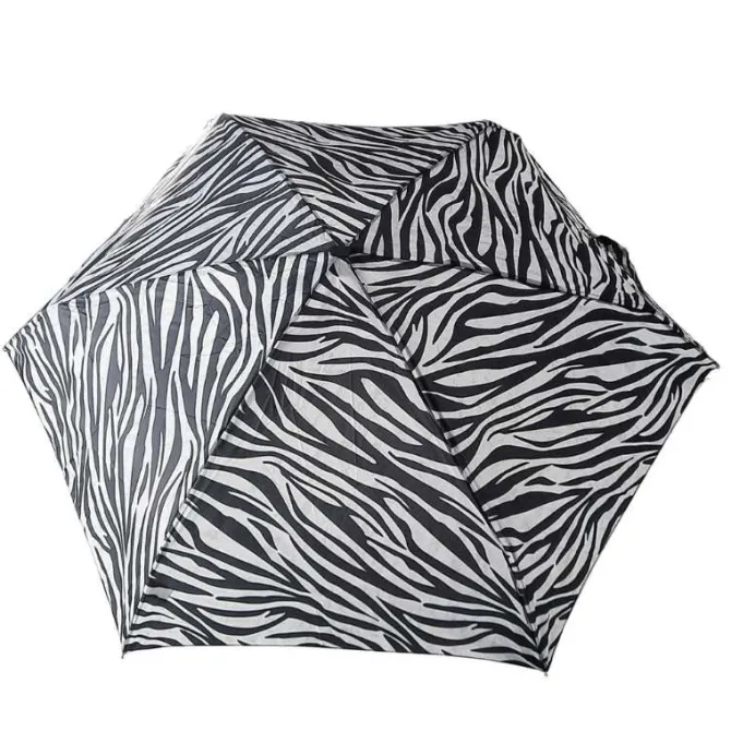 Micro Mini Zebra Print Umbrella