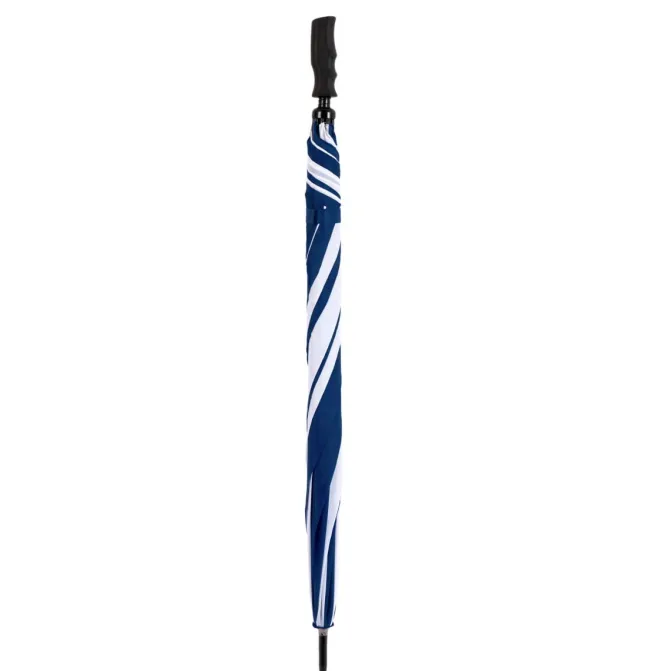 Navy & White Golf Umbrella – Windproof