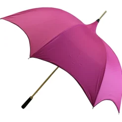 Pink and Black Gothic-Style Umbrella – SABRINA