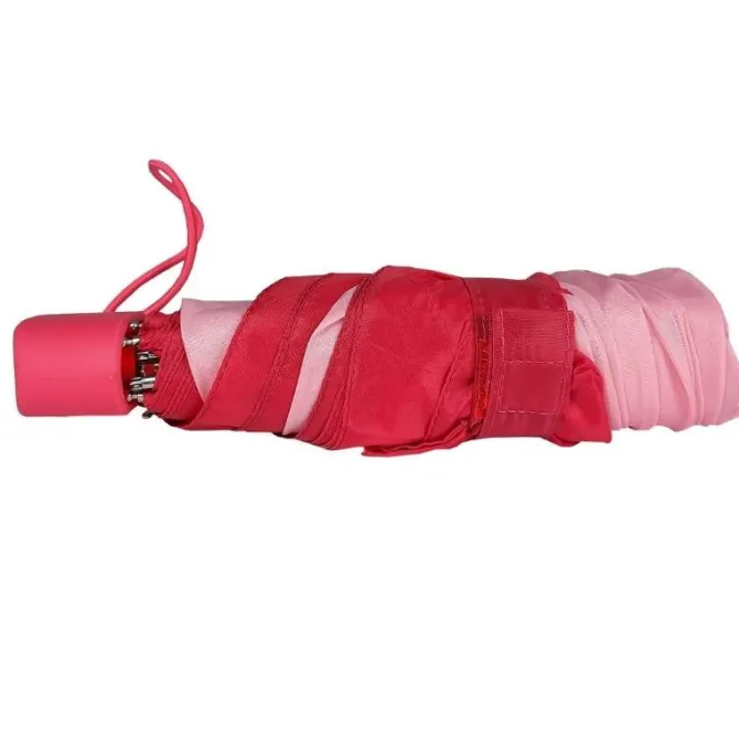 Pink Mini Compact Umbrella