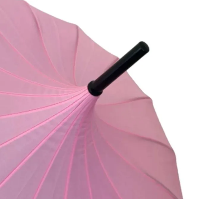 Pink Oriental Pagoda Umbrella