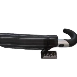 Pinstripe Compact Umbrella with Crook Handle – VOGUE