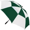 Premium Green & White Golf Umbrella – Vented – Windproof – Auto-Open