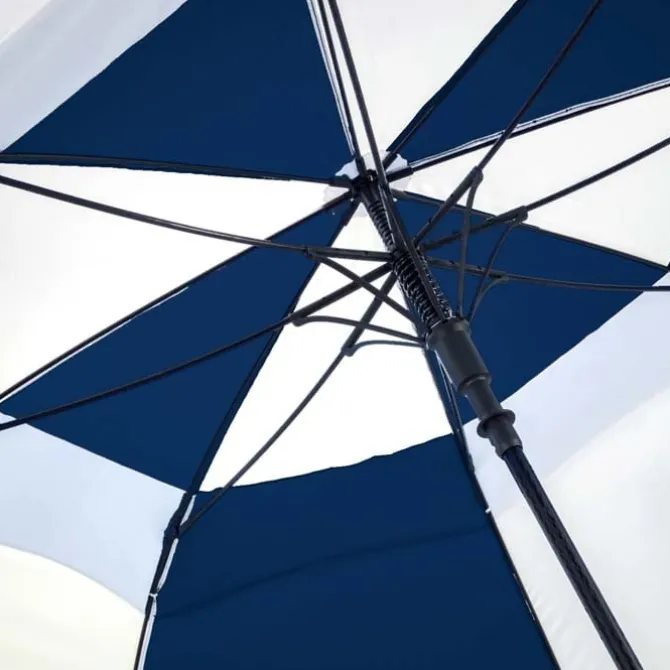 Premium Navy & White Golf Umbrella – Vented – Windproof – Auto-Open