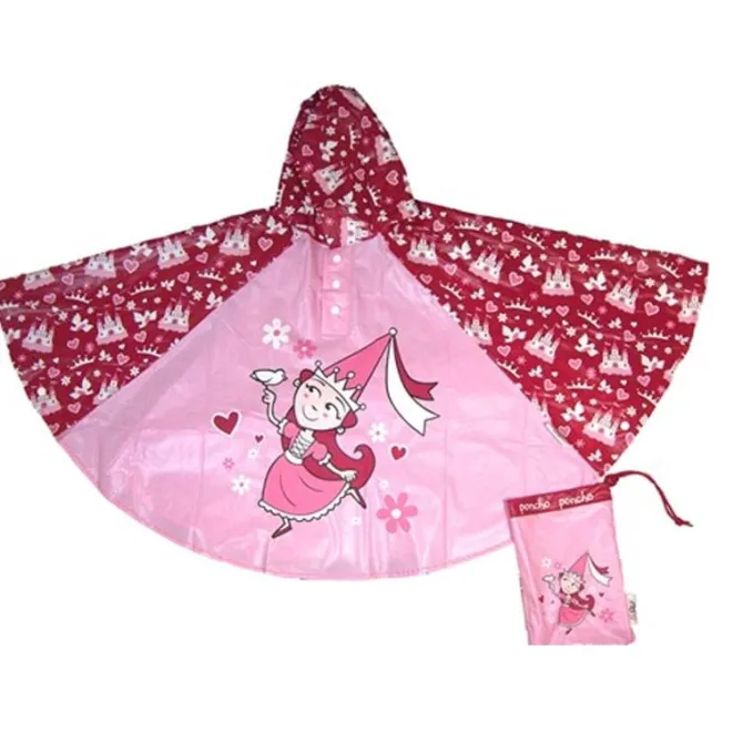 PRINCESS Childrens Rain Poncho