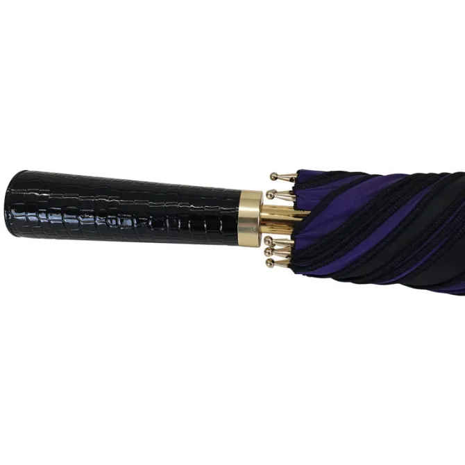 Purple and Black Gothic-Style Umbrella – MEPHISTO