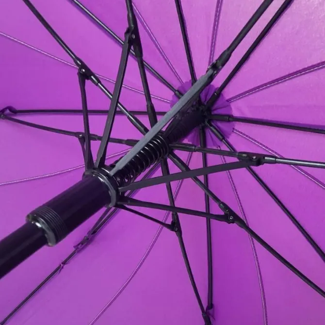 Purple Petal Swirl Umbrella