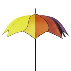 Rainbow Petal Swirl Umbrella
