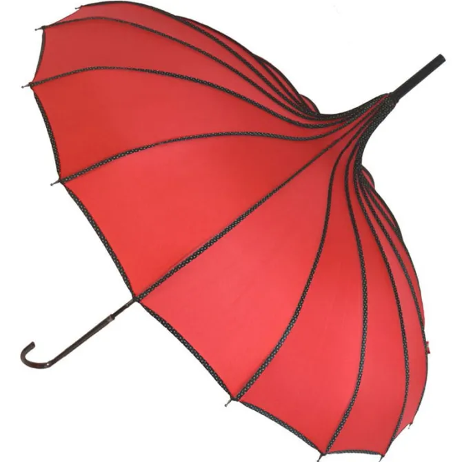 Red Pagoda Princess Umbrella