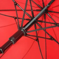Red Petal Swirl Umbrella